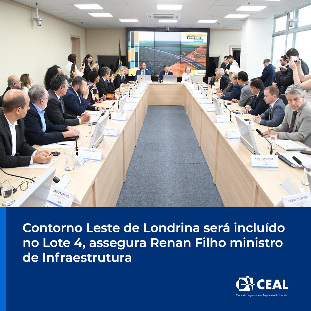 Contorno Leste de Londrina será incluído no Lote 4, assegura Renan Filho ministro de Infraestrutura